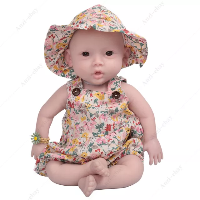 Newborn Girl 18.5"Realistic Reborn Baby Doll Full Body Silicone Baby Doll Gifts