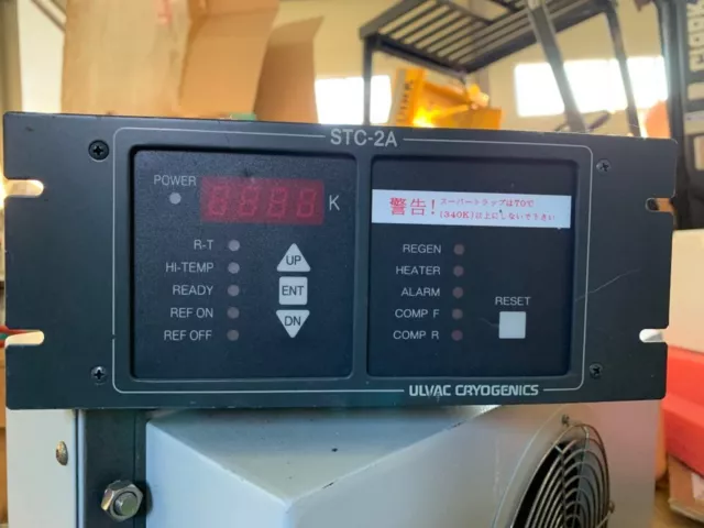 Ulvac Cryogenics Controller Monitor STC-2A