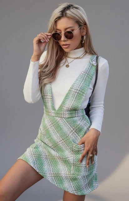slim fit dress slacks Zara Beige Pinafore Dress