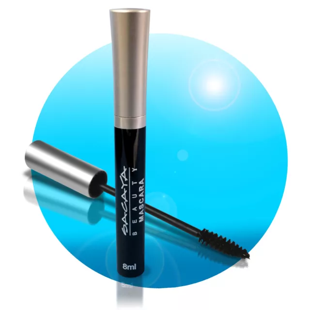 SACAYA Mascara Wimpernverlängerung Wimperntusche Super Volumen schwarz 8ml