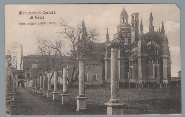 CR1397 - Cartoline Regionali: Monumentale Certosa di Pavia - scritta non viagg.