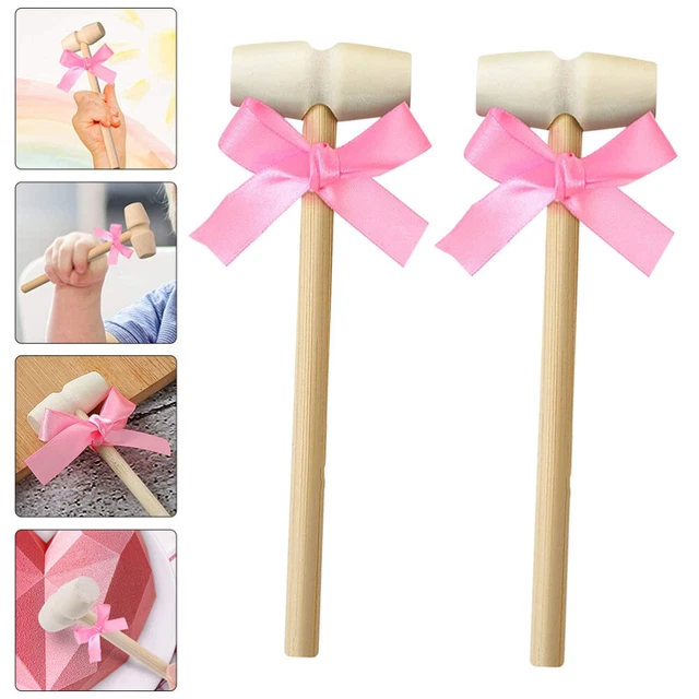5 Pcs Ornements De Marteau Bois Enfant Maillets Menuisier Battant
