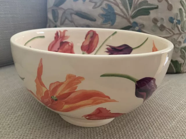 Very Limited  Emma Bridgewater ‘Summer Time Tulips’ Large Mixing Bowl