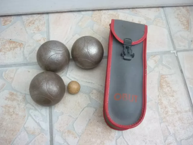 Triplette boule de pétanque OBUT ATC 715 grammes / diamètre 73 millimètres