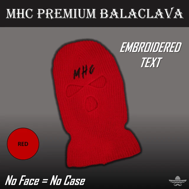 Mexican Hoon Cartel Premium Sicario Balaclava - RED