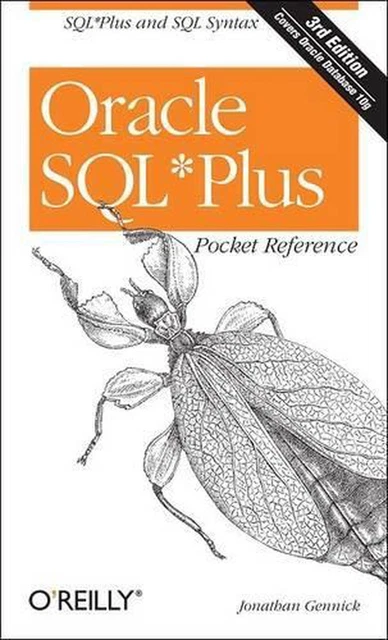 RÉFÉRENCE DE POCHE Oracle SQL Plus : un guide de la syntaxe SQL * Plus ...