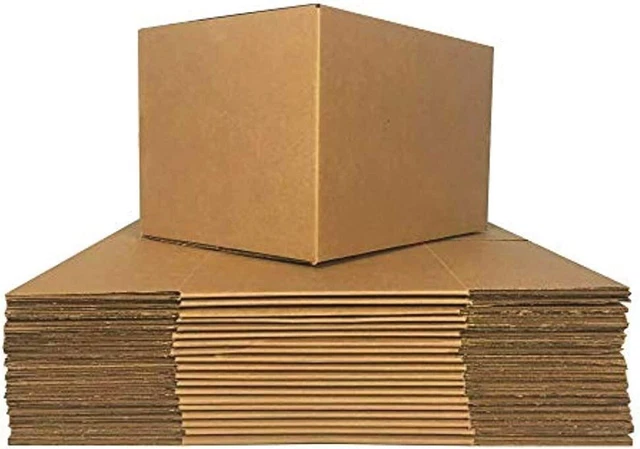 PackageZoom Moving Boxes Medium 16 x 12 x 8 16 x 12 x 8 / 25 Pack, Kraft
