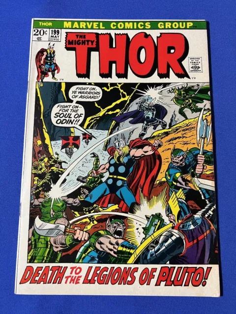 The Mighty THOR #199 (May 1972)     HIGH GRADE    First Appearance of EGO PRIME!