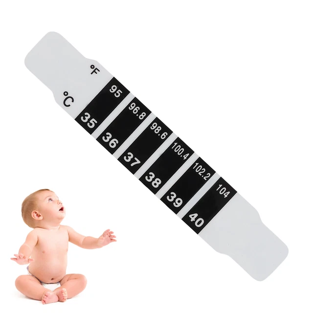 Schnell Lesen Stirnthermometer Streifen Wiederverwendbare Kleinkinder Thermo Obm