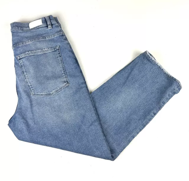 DL1961 High Rise Blue Jeans Womens Sz 28 Stretch Cotton Blend Denim Straight