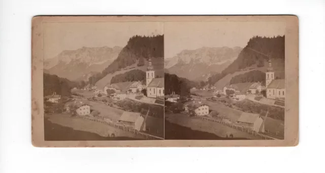Stereo-Fotografie Ferd. Finsterlin, München - Ramsau - 18x8,5 cm