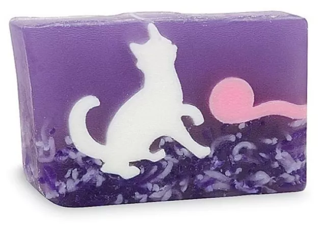 Primal Elements, WHITE CAT Full Size 7.0 oz+ not 5.8 Handmade Glycerin Soap