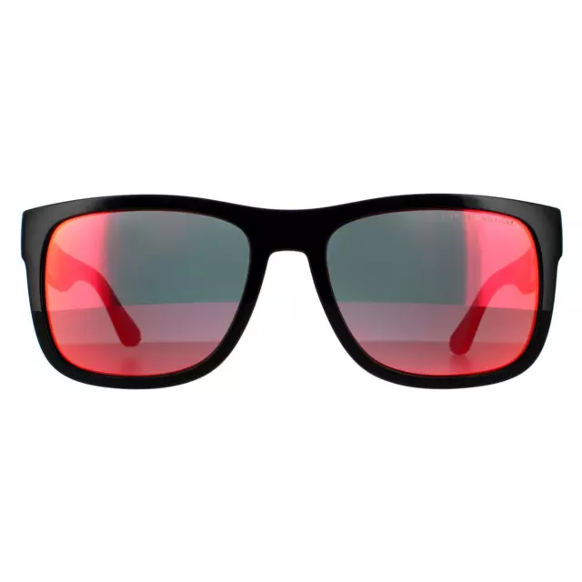 Tommy Hilfiger Lunettes de Soleil Th 1556/S 807 Uz Noir Miroir Rouge