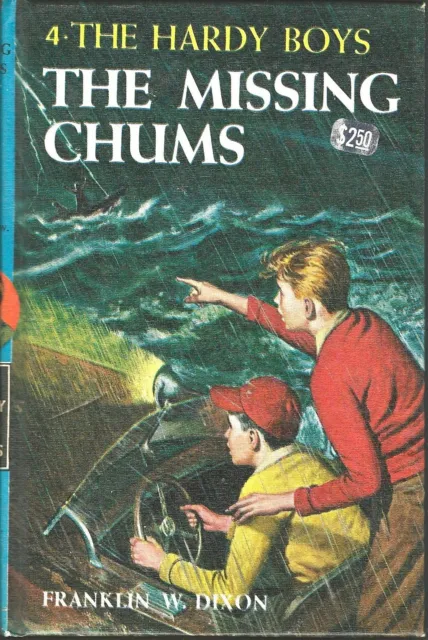Hardy Boys #4 The Missing Chums PC,  b&w multipic EP's, revised text, 1976