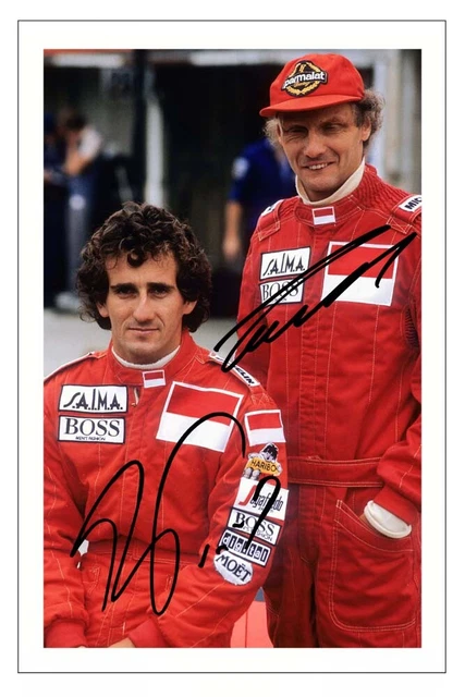 Photo Signée Nicolas Prost – Autographe F1, Le Mans, Renault – Sport Auto