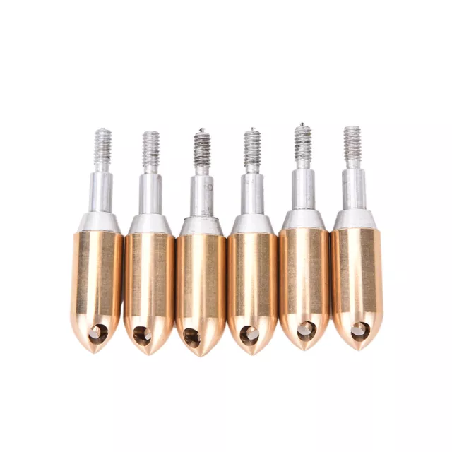 6Pcs Whistle Copper Broadhead Arrowhead Screw Hunting Arrow Field Hunting Iyu$6