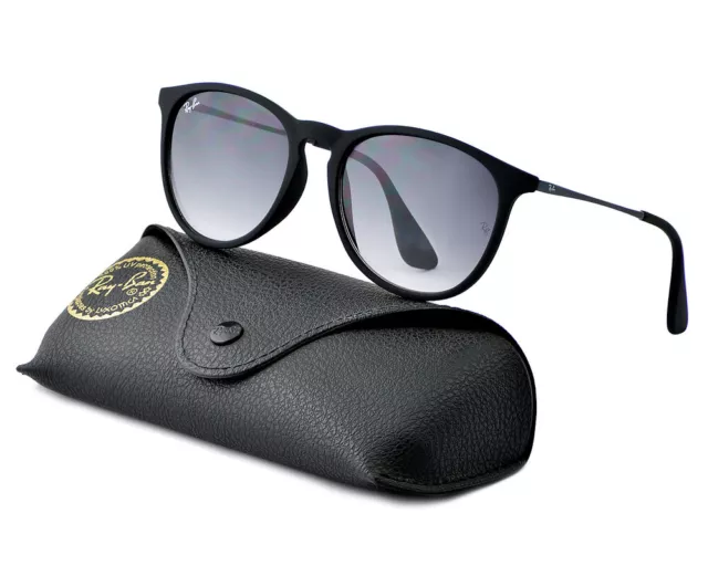 Ray-Ban Women Sunglasses RB4171 Erika Matte Black Frame Grey Gradient Lens 54mm 3
