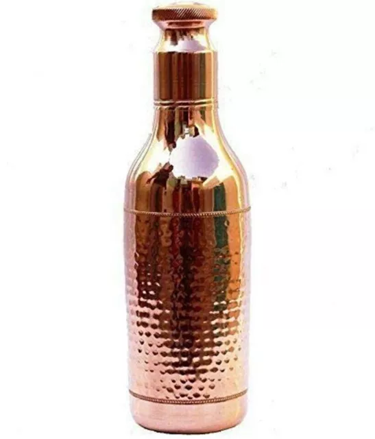 8XHammered Design Botella de champán de cobre hecha a mano Beneficios para... 2