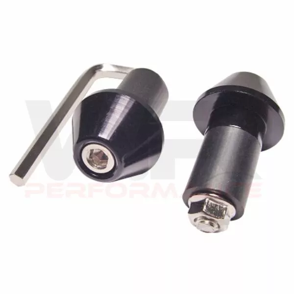 Handlebar Bar End Weights Black for Aprilia RSV1000 Mille RST1000 Mille Futura