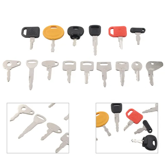 15 Schlüssel Baumaschinen-Zündschlüsselsatz mit 15 Schlüsseln  Für New Holland