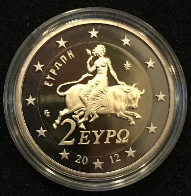 Griechenland 2 Euro 2012 Stier PP -  2500 Exemplare aus PP/PROOF KMS