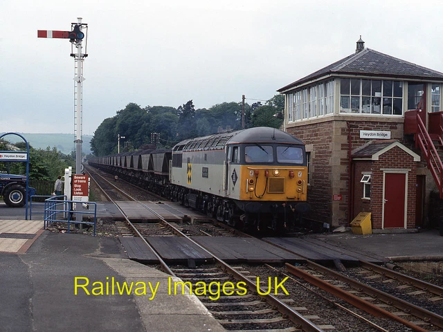 RAILWAY PHOTO - Coal train at Haydon Bridge - 1993 Class 56 56094 £2.00 ...