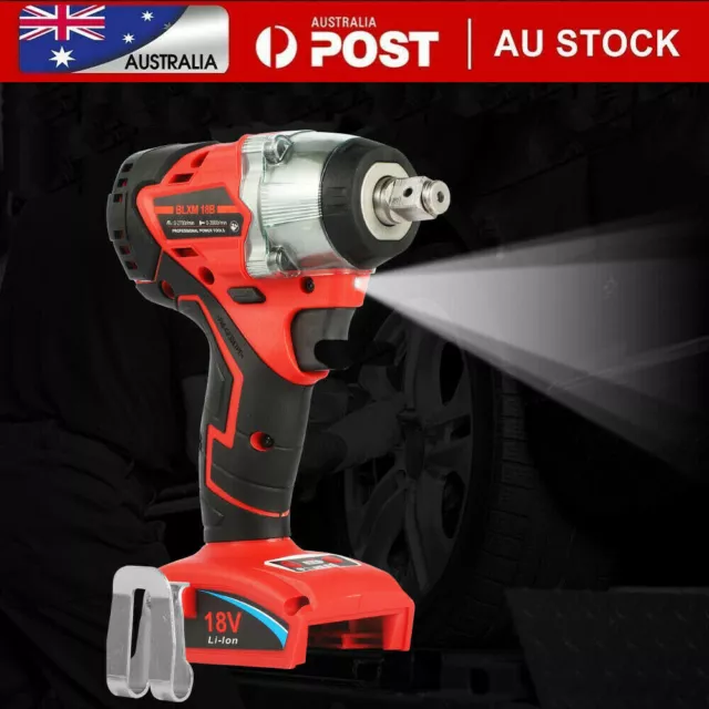 Impact Wrench Driver Cordless Electric 18V Li-Ion 1/2" Rattle Gun For Milwaukee 2