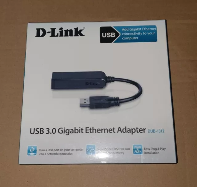 D-Link USB 3.0 Gigabit Enthernet Adapter DUB-1312