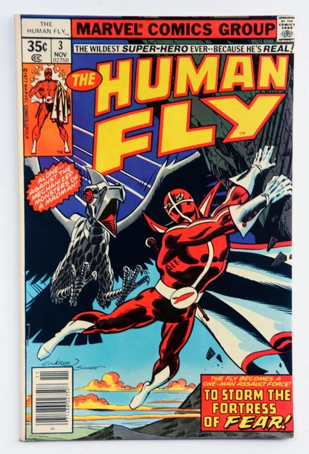 The HUMAN FLY  Vol. 1, #3  (Nov. 1977) Mid Grade 1st. Print MARVEL Comics Group