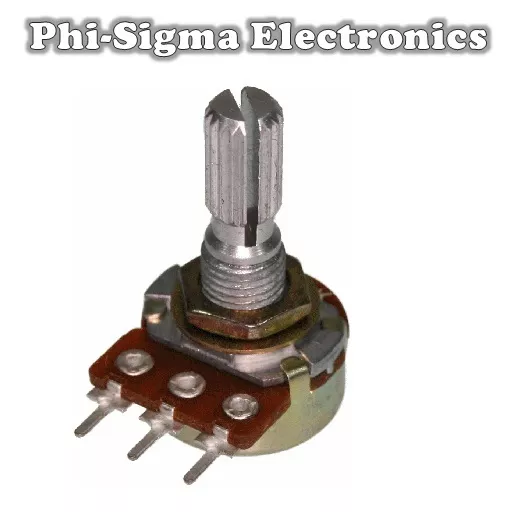 16mm Potentiometer / Variable Resistor - Various Values