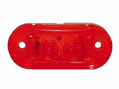 Jammy Red Led 2.5" Oval 2 Diode Clearance Marker Truck Trailer J-515R/2 (2 Pk)