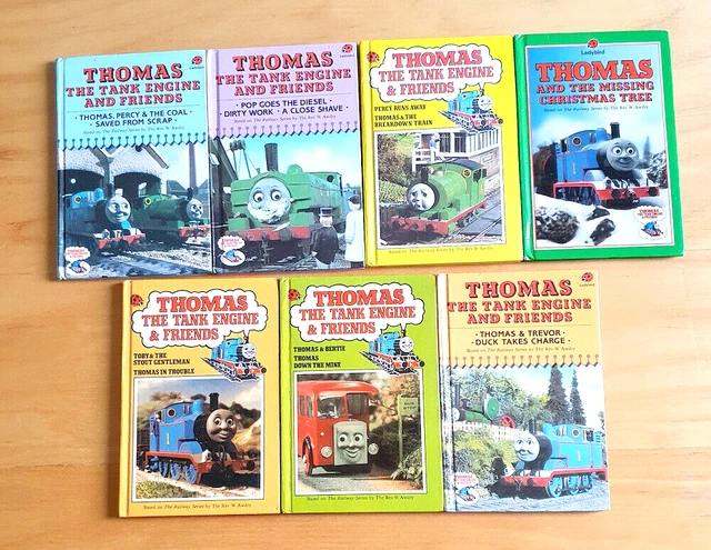 THOMAS THE TANK Engine And Friends Vintage Ladybird Book Bundle X 7 ...