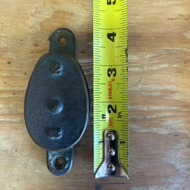 Wilcox Crittenden Bronze Brass 2” Deck Pulley