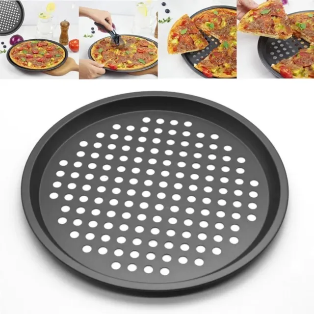 Stampo da forno per servire piatto antiaderente cucina stampo per pizza rivestimento