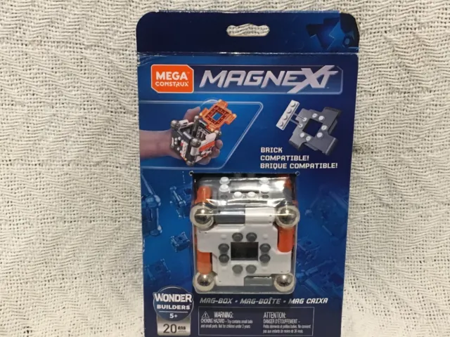 2019 Mega Brands Mega Construx Magnext Mag-Box Wonder Builders 20 pieces GFF23
