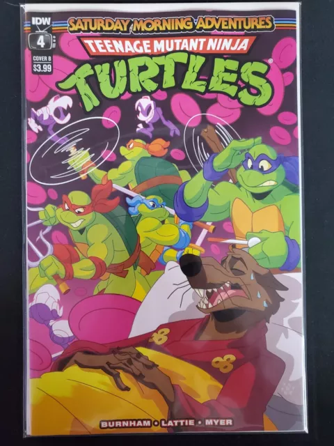 Teenage Mutant Ninja Turtles Saturday Morning Adventures #4 B Cvr IDW 2023 VF/NM