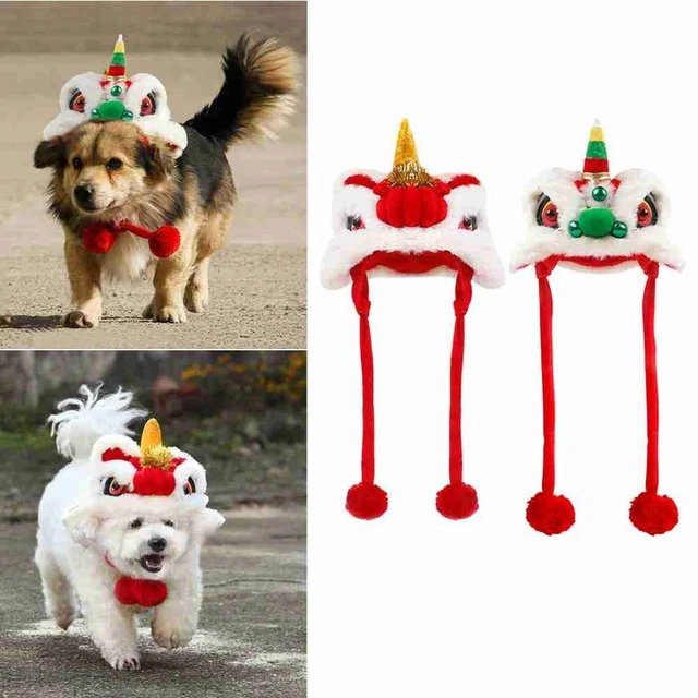 Casquette Nouvel An Costume pour animaux de compagnie Chien Chat Chapeau