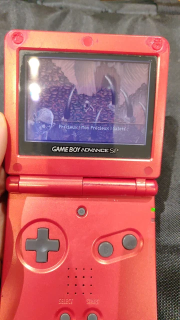 Console Nintendo Game Boy Advance SP ROUGE gameboy + jeu seigneur des anneaux