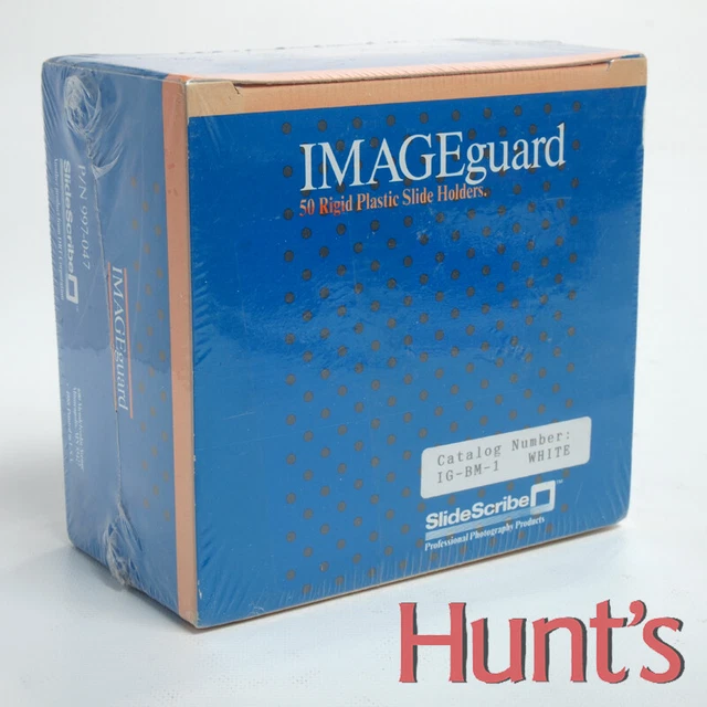 Slidescribe Image Guard Rigid 50 Count Plastic Slide Holders New In Sealed Boxes