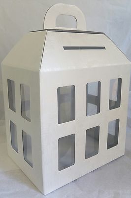 BAULE SCATOLA PORTA BUSTE MATRIMONIO NOZZE COLORE AVORIO 38X23X25 CM 