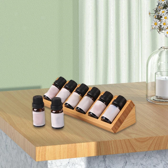 Gracelaza Boîte De Stockage Rangement En Bois Pour Huile Essentielle Aromathérapie - Coffret En