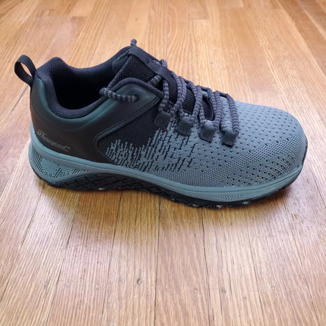 Thorogood Womens AST Low Safety Toe Work Shoe Sz 8 Wide Gray Black NEW NWOB (KZ)