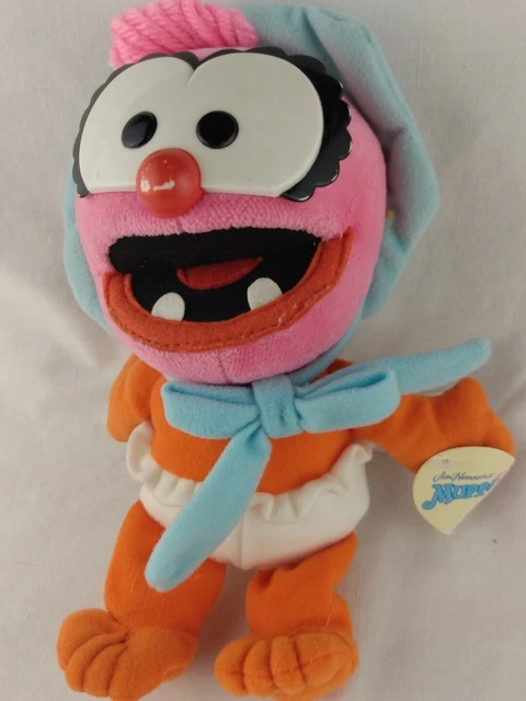 JIM HENSON'S MUPPET BABIES PLUSH Animal Doll Vintage TOY PLAY 1980s N4