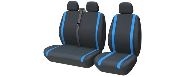 Coprisedili Anteriori Sakura Hampton Per Auto E Furgoni - Colore Nero, Universali | Facili Da Installare - Foto 12