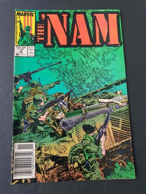 Nam #12  Marvel Comics 1987 Vf Newsstand