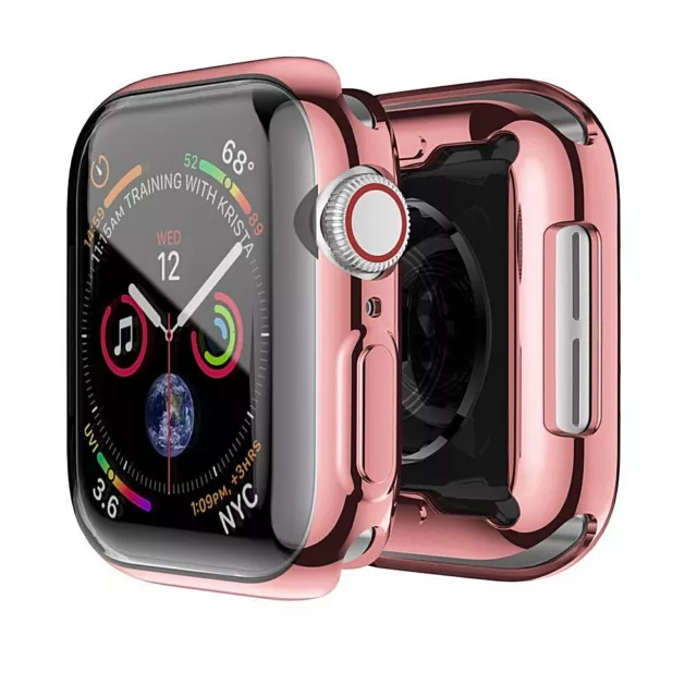 Silikon Hülle für Apple Watch Series 1-8 Se 38-49mm Schutzhülle | 360-Grad Cover