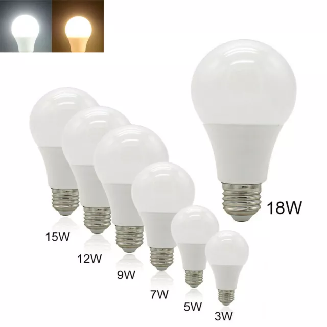 E27 E26 LED Globe Bulb Lamp Light 3W 5W - 15W 18W 20W Cool Warm White 110V- 220V