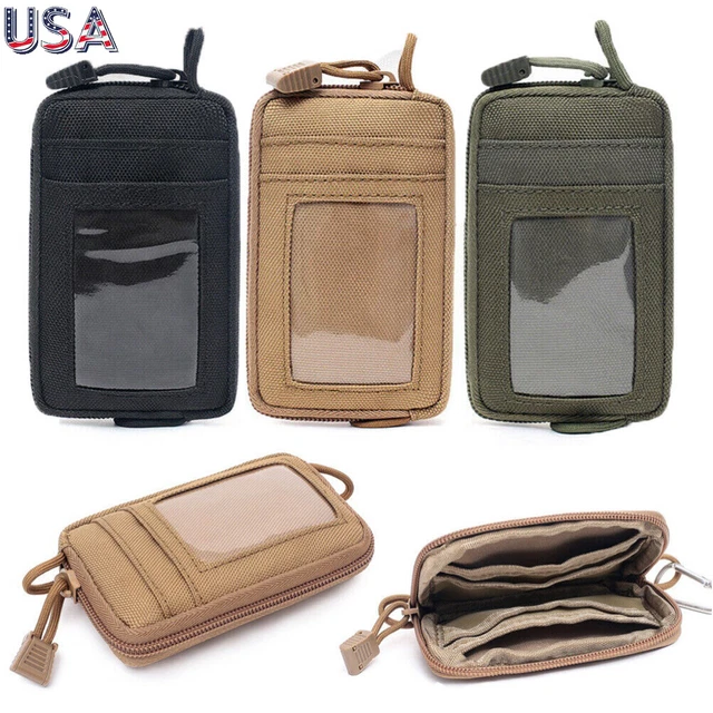 Small Tactical Molle Pouch EDC Gear Bag Front Pocket Coin Purse Key Case Wallet