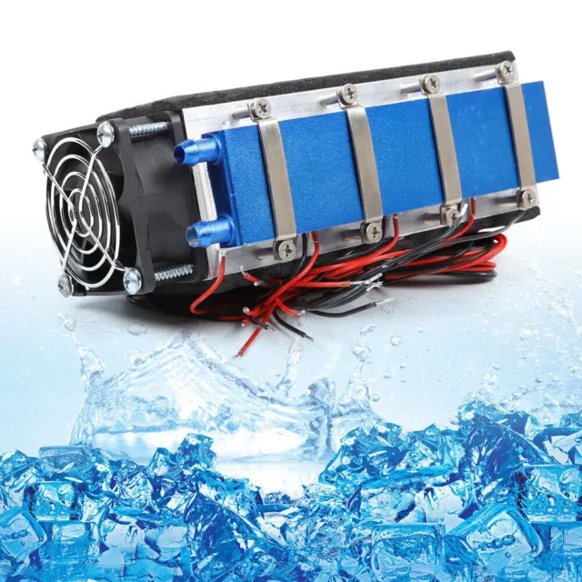 576W 12V 8-Chip Thermoelectric Peltier Cooler Air Cooling DIY For Refrigeration