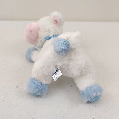 Garanimals Cow Plush Stuffed Animal Toy Blue White Calf Lovey Soft Baby Toy 2